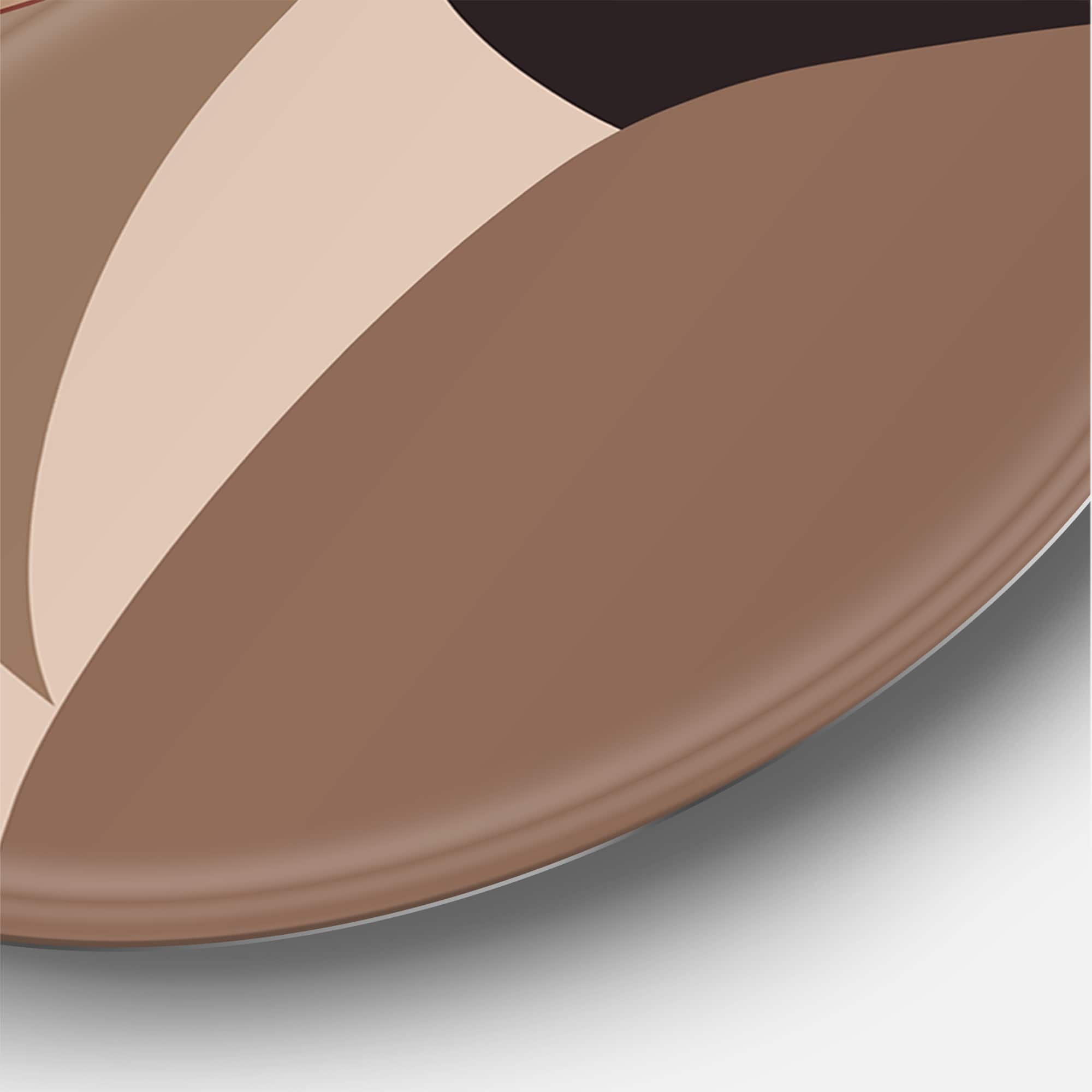 Designart - Retro Minimal Portrait of Young Woman